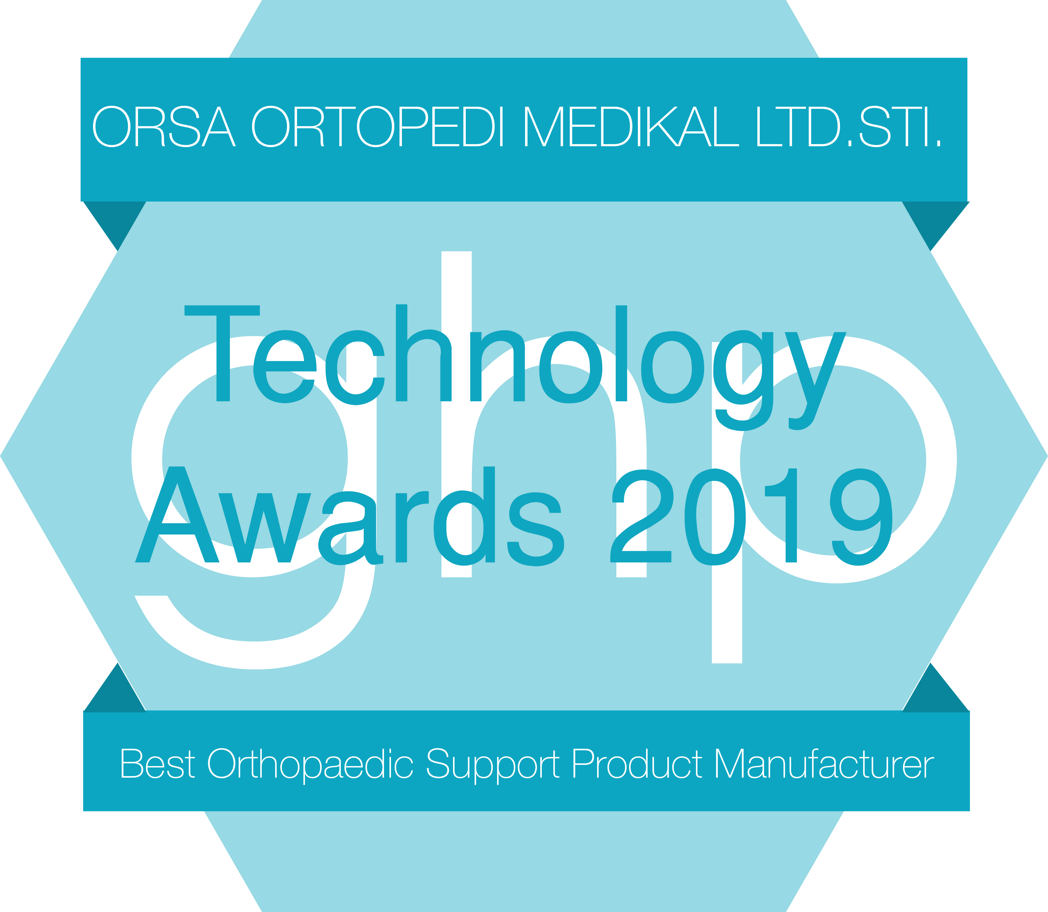 2019 En iyi Ortopedik Destek Ürünü Üreticisi Ödülü